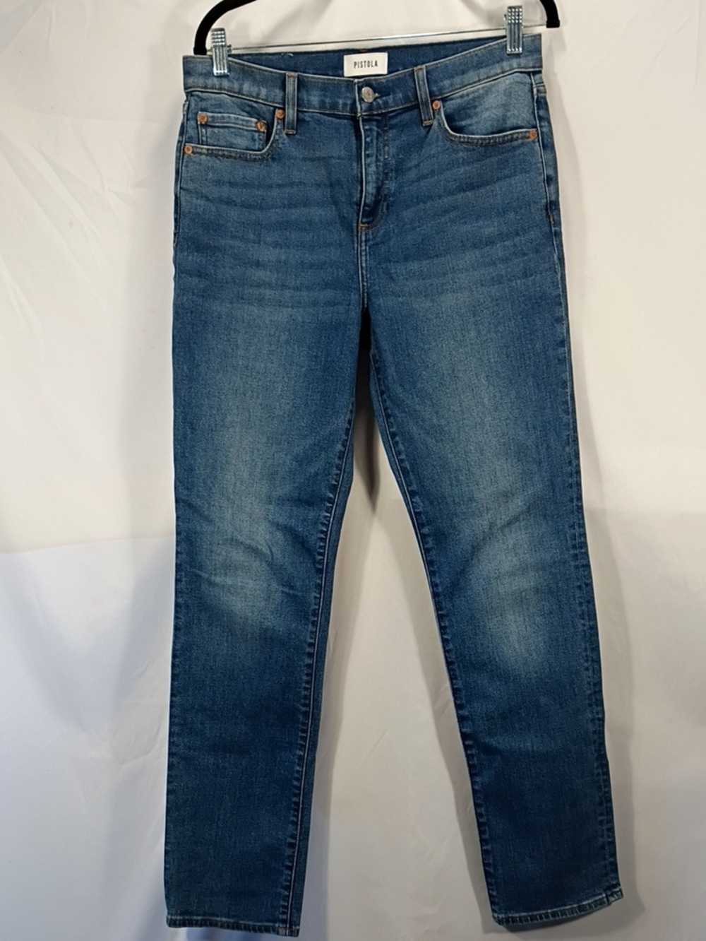 EUC Pistola Straight Leg Womens Jeans Size 29 Medium Wash Denim Fall